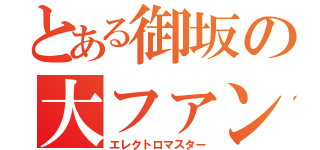 とある御坂の大ファン（エレクトロマスター）