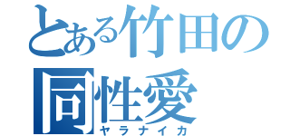 とある竹田の同性愛（ヤラナイカ）