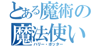 とある魔術の魔法使い（ハリー・ポッター）