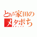 とある家田のメタボちゃん（テディベア）