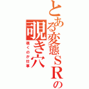 とある変態ＳＲの覗き穴（覗くのが仕事）