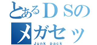 とあるＤＳのメガセット（Ｊｕｎｋ ｐａｃｋ）