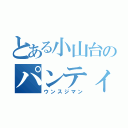 とある小山台のパンティ泥棒（ウンスジマン）