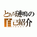 とある璉鳴の自己紹介＋α（１ｐｏｓｔ）