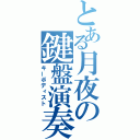 とある月夜の鍵盤演奏（キーボディスト）