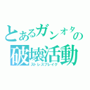 とあるガンオタの破壊活動（ストレスブレイク）