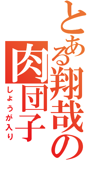 とある翔哉の肉団子（しょうが入り）