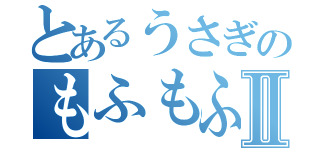 とあるうさぎのもふもふ記録Ⅱ（）