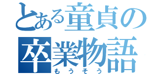 とある童貞の卒業物語（もうそう）