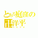 とある庭窪の卍洋平（トビウオ）