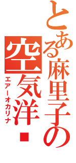 とある麻里子の空気洋壎（エアーオカリナ）