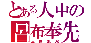 とある人中の呂布奉先（三國無双）