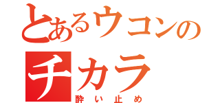 とあるウコンのチカラ（酔い止め）