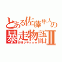 とある佐藤隼人の暴走物語Ⅱ（野球少年ｎｏｗ）