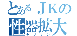 とあるＪＫの性器拡大（ヤリマン）