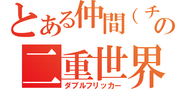 とある仲間（チーム）の二重世界（ダブルフリッカー）