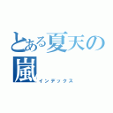 とある夏天の嵐（インデックス）