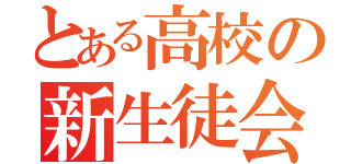 とある高校の新生徒会長（）