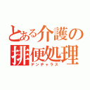 とある介護の排便処理（デンヂャラス）