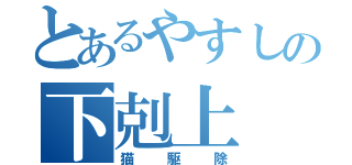 とあるやすしの下剋上（猫駆除）