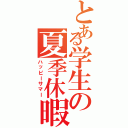 とある学生の夏季休暇（ハッピーサマー）