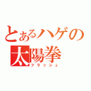 とあるハゲの太陽拳（フラッシュ）