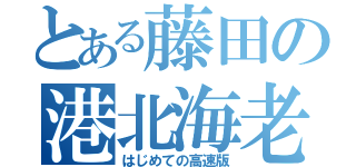 とある藤田の港北海老名（はじめての高速版）