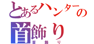 とあるハンターの首飾り（首飾り）