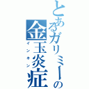 とあるガリミーの金玉炎症（インキン）