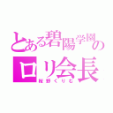 とある碧陽学園のロリ会長（桜野くりむ）