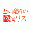 とある魔術の偽造パスポート（金一族）