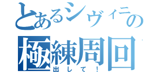 とあるシヴィニアの極練周回（出して！）