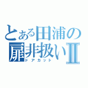 とある田浦の扉非扱いⅡ（ドアカット）