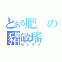 とある肥の豬敏瑤（地主滿地）