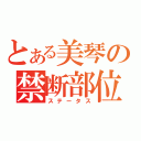 とある美琴の禁断部位（ステータス）