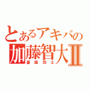 とあるアキバの加藤智大Ⅱ（憂　国　烈　士）