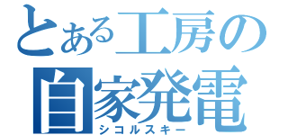 とある工房の自家発電（シコルスキー）