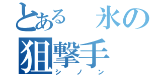 とある 氷の狙撃手（シノン）