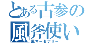 とある古参の風斧使い（風マーセナリー）