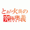 とある火炎の究極奧義（萬降業火）