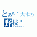 とある刚大木の野枝鸣（インデックス）