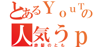 とあるＹｏｕＴｂｅの人気うｐ主（赤髪のとも）