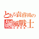 とある袁睿鴻の飆風戰士（瓜神降臨）