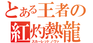 とある王者の紅灼熱龍（スカーレッドノヴァ）