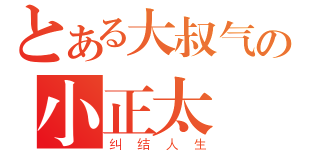 とある大叔气の小正太（纠结人生）