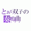 とある双子の奏鳴曲（ソナタ）