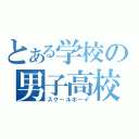 とある学校の男子高校生（スクールボーイ）