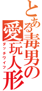 とある毒男の愛玩人形（ダッチワイフ）