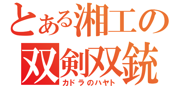 とある湘工の双剣双銃（カドラのハヤト）