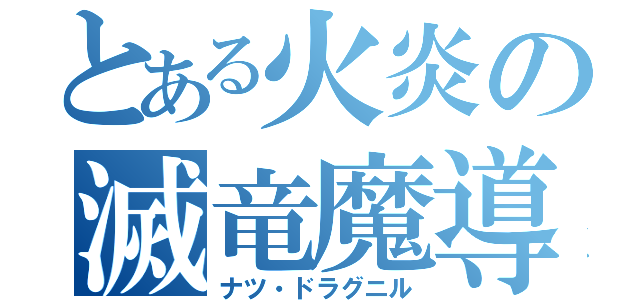 とある火炎の滅竜魔導師（ナツ・ドラグニル）